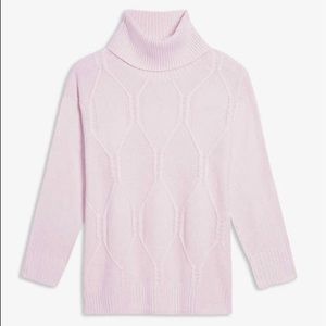 Cable Knit Turtleneck Sweater